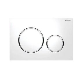Geberit Sigma20 115.882.KJ.1 Beyaz-Parlak-Beyaz Çift Basmalı Kumanda Kapağı