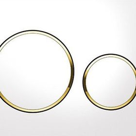Geberit Sigma20 115.882.KK.1 Beyaz-Altın-Beyaz Çift Basmalı Kumanda Kapağı