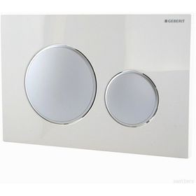 Geberit Sigma20 115.882.KL.1 Beyaz-Mat-Mat Çift Basmalı Kumanda Kapağı