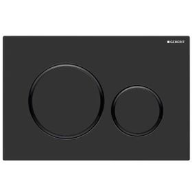 Geberit Sigma20 Çift Bas Mat Siyah Kumanda Kapağı