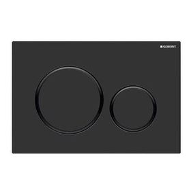 Geberit Sigma20 Çift Bas Mat Siyah Kumanda Kapağı
