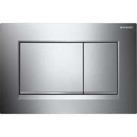 Geberit Sigma30 115.883.KH.1 Parlak-Mat-Parlak Çift Basmalı Kumanda Kapağı