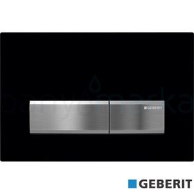 Geberit Sigma50 115.788.DW.5 Siyah Çift Basmalı Kumanda Kapağı