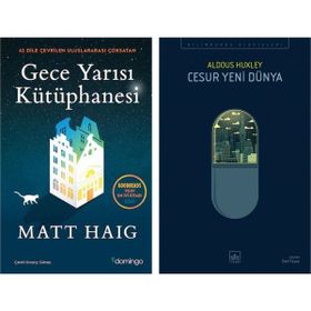 Gece Yarısı Kütüphanesi - Matt Haig + Cesur Yeni Dünya - Aldous Huxley
