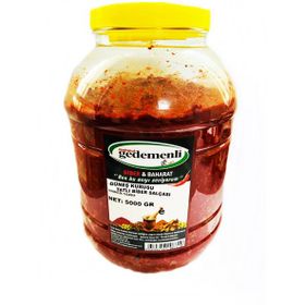 Gedemenli 5 kg Güneş Kurusu Ev Tipi Tatlı Biber Salçası