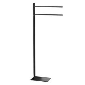 Gedy 34x83.3Hx14 cm Mat Siyah Ayaklı Havluluk