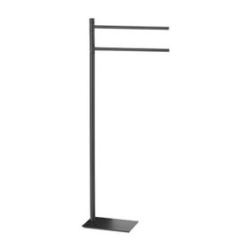 Gedy 34x83.3Hx14 cm Mat Siyah Ayaklı Havluluk