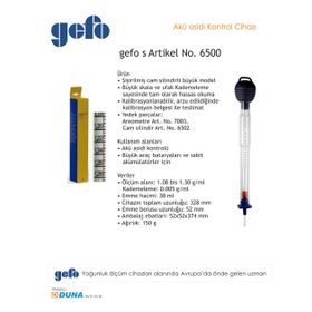 Gefo 6500 Akü Bomesi
