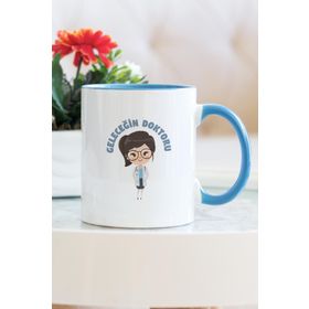 Geleceğin Doktoru Mavi Kupa Bardak