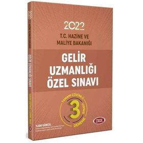 Gelir Uzmanlığı Özel Sınavı 3 Deneme - Data Yayınları
