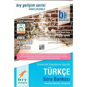 Gelişim Serisi Türkçe B Orta Düzey Video Çözümlü Soru Bankası-Birey Yayınları