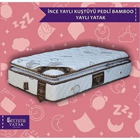 Gelişim Yatak Special Baby İnce Yarı Ortopedik 120x200 cm Bamboo Pedli Yaylı Yatak