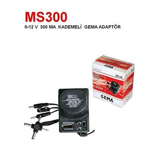 Gema KA-300 12V 300MA Kademeli Adaptör