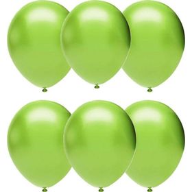 Gemar 100Lü İthal Açık Yeşil Metalik Balon