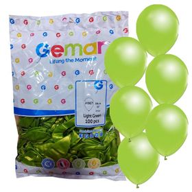 Gemar 100Lü İthal Açık Yeşil Metalik Balon