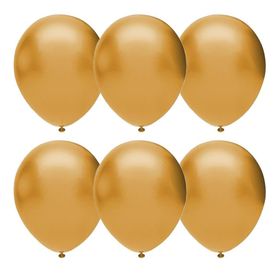 Gemar 100Lü İthal Altın Metalik Balon