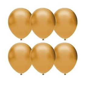 Gemar 100Lü İthal Altın Metalik Balon