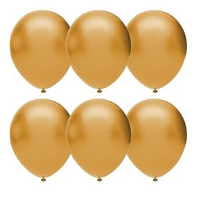 Gemar 100Lü İthal Altın Metalik Balon