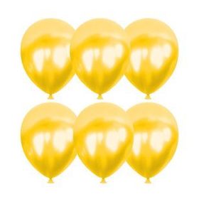 Gemar 100Lü İthal Sarı Metalik Balon