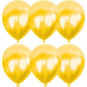 Gemar 100Lü İthal Sarı Metalik Balon