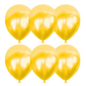 Gemar 100Lü İthal Sarı Metalik Balon