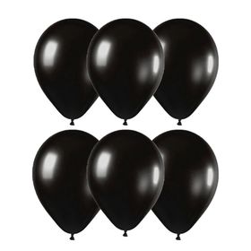 Gemar 100Lü İthal Siyah Metalik Balon