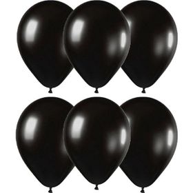 Gemar 100Lü İthal Siyah Metalik Balon