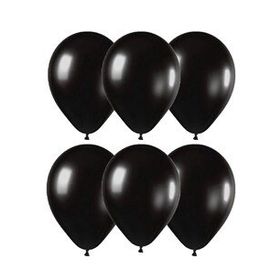 Gemar 100Lü İthal Siyah Metalik Balon