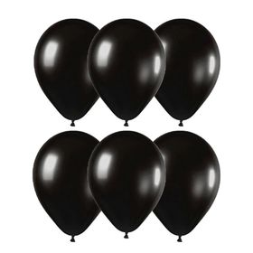 Gemar 100Lü İthal Siyah Metalik Balon