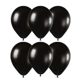 Gemar 100Lü İthal Siyah Metalik Balon