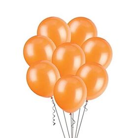 Gemar 100Lü İthal Turuncu Metalik Balon