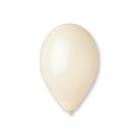 Gemar 100Lü Paket Beyaz Metalik Balon