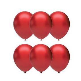 Gemar İthal 100Lü Kırmızı Metalik Balon