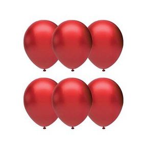 Gemar İthal 100Lü Kırmızı Metalik Balon