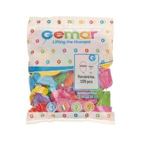 Gemar Klasik Karışık Renk 100 Adet 26 cm Balon