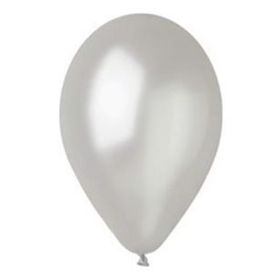Gemar Metalik 100'lü Paket Gümüş Balon