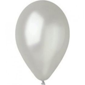 Gemar Metalik 100'lü Paket Gümüş Balon