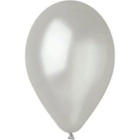Gemar Metalik 100'lü Paket Gümüş Balon