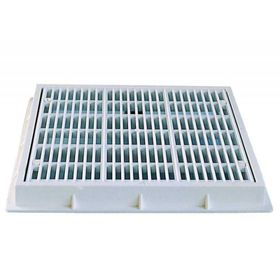 Gemaş 26,5x26,5 cm Kare Dip Emiş Izgara Dış Çerçevesi