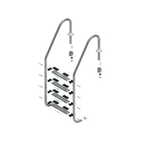 Gemaş 304 Kalite Standart Model Havuz Merdiveni