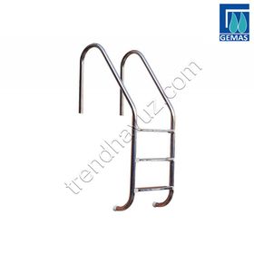 Gemaş 4 Basamak 316 Kalite Ergonomik Model Havuz Merdiveni
