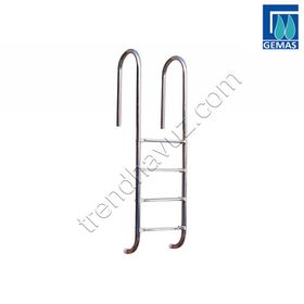 Gemaş 4 Basamak 316 Kalite Ergonomik Model Havuz Merdiveni