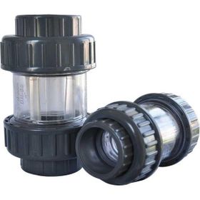 Gemaş 63 mm Yaylı Şeffaf Çekvalf