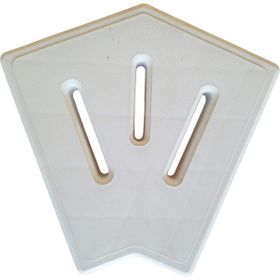 Gemaş Plastik 20 cm 45 Derece Havuz Savak Kanal Köşe Parçası