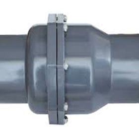 Gemaş PVC İki Parçalı Gövde Civatalı 75 mm Çalpara Çekvalf