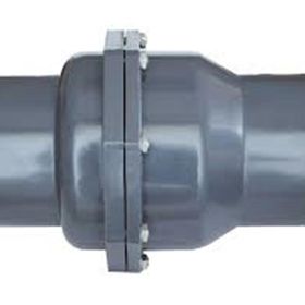 Gemaş PVC İki Parçalı Gövde Civatalı 75 mm Çalpara Çekvalf