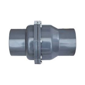 Gemaş PVC İki Parçalı Gövde Civatalı 75 mm Çalpara Çekvalf
