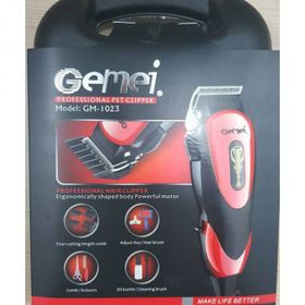 Gemei GM-1023 Elektrikli Kedi Köpek Tıraş Seti