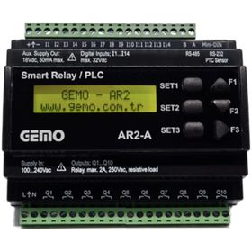 Gemo AR2-A-230VAC-12D2A Programlanabilir Akıllı Röle
