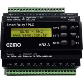 Gemo AR2-A-230VAC-12D2A-RTC Programlanabilir Akıllı Röle